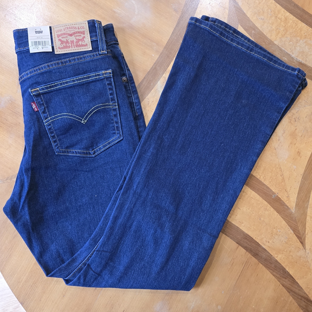 Women's Levi's 726 High-rise Flare Jeans in Dark Blue